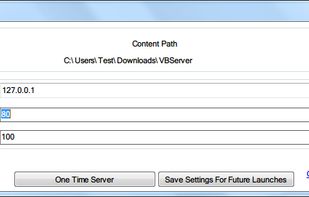 VBServer screenshot 1