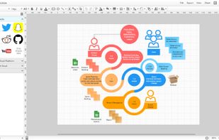 SVG editor with advanced drawing tools like shape operation and shape properties to create custom shapes with high precision.