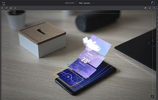 Create 3D UI in Vectary