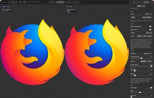 VectorFox settings and native interface.
