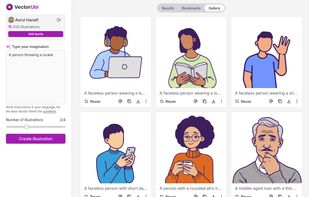 Generate an illustration in seconds