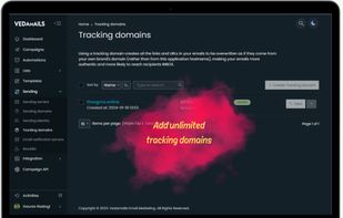 Add Unlimited Tracking Domains