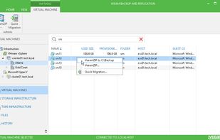 Veeam Backup & Replication screenshot 1