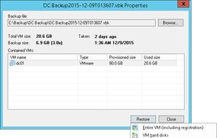 Veeam Backup & Replication screenshot 2
