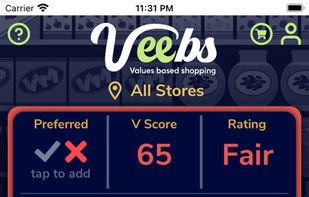 Veebs - Values Based Shopping screenshot 3