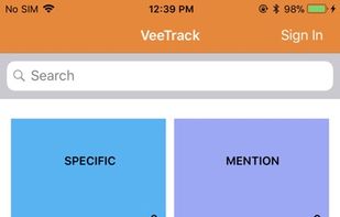 VeeTrack screenshot 1