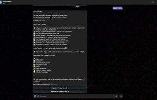 AI assistant in Telegram after connecting the bot to the platfrom VELA