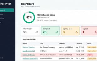 VendorProof screenshot 1