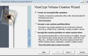 VeraCrypt screenshot 1