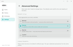Advanced Settings