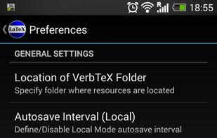 VerbTeX LaTeX Editor screenshot 2