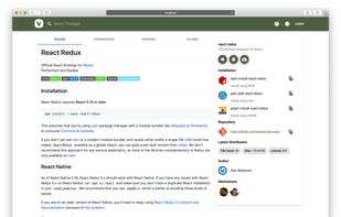 Verdaccio screenshot 1