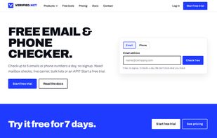 Verified.net screenshot 2