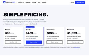 Verified.net screenshot 1