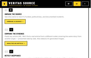 VERITAS SOURCE screenshot 1
