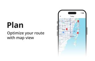 Plan your route with a map