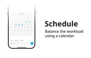 Balance the workload with a calendar