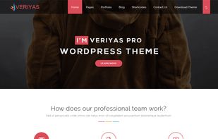Veriyas Pro WordPress Theme screenshot 1