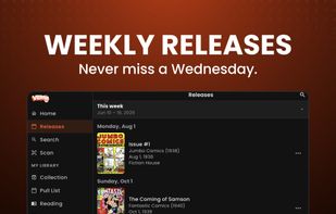 Weekly releases: Never miss a new Wednesday release.
