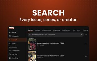 Search every issue, series, or creator.
