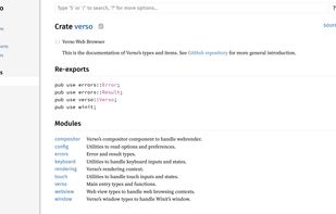 Verso Browser screenshot 1