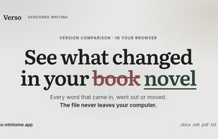 Works with .docx, .odt, .pdf, .txt and .md files; the file never leaves your computer.