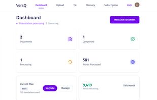 Dashboard Page