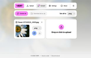 Conversion page (light mode)