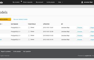 Vertabelo screenshot 1