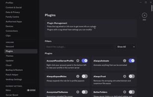 Integrated Vencord plugin settings