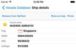 VesselFinder screenshot 1