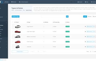 VEVS Car Rental Software - fleet management