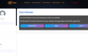 VFXFarm Start Rendering