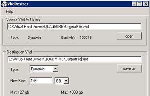 VhdResizer screenshot 1