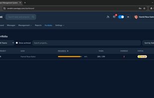 Portfolio dashboard