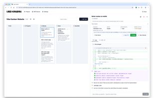 Vibe Kanban screenshot 1