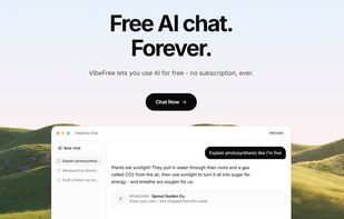 VibeFree Web Landing