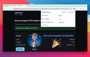 VibeHeader screenshot 2
