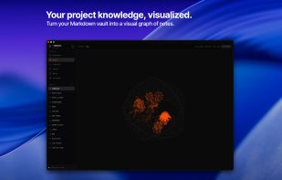 Your project knowledge, visualized.
Turn your Markdown vault into a visual graph of notes.