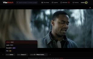 title page where users cam watch their movies/tv shows.