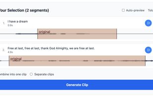 Preview and adjust clips
