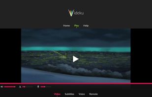 Use Videku to watch a movie from the internet or file right in your browser.