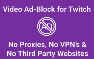 Video Ad-Block for Twitch screenshot 1