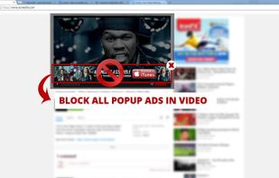 Video AdBlock fro Chrome blocks popup ads in video