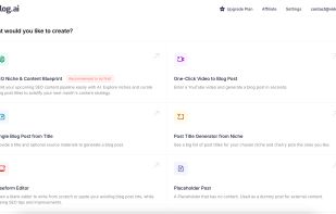 Easy to use and understand creation UI