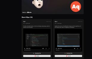 Upload the clips straight to YouTube
