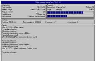 Video Memory Stress Test screenshot 1