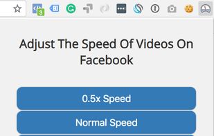 Video Speed Controller with Hotkeys screenshot 1