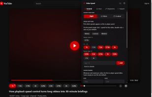 Video Speed Controller Extension screenshot 1