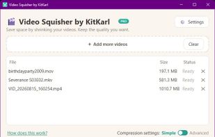 Video Squisher screenshot 1